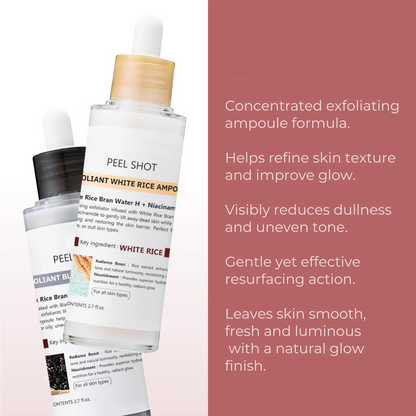 Peel Shot Glow Rice Ampoule Duo