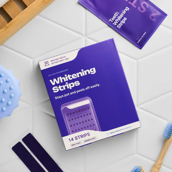 Purple Teeth Whitening Strips